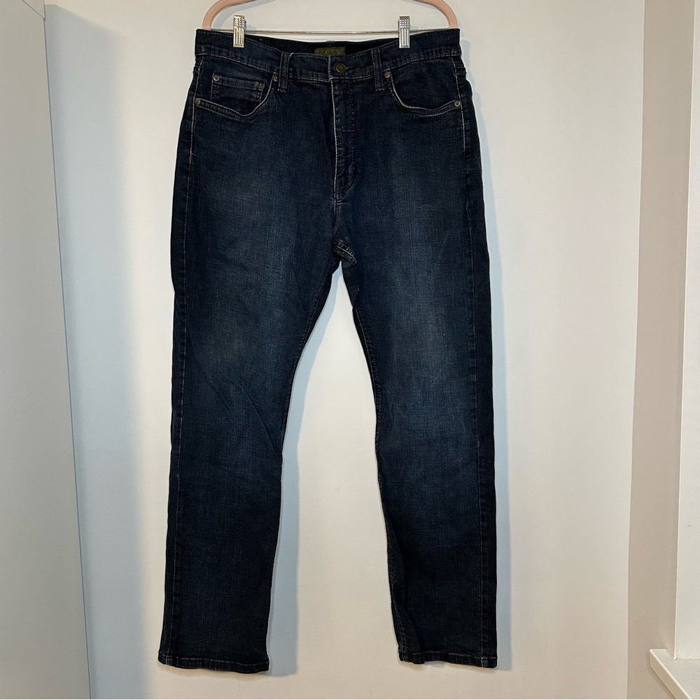 Urban Star Men's Dark Blue Straight Jeans  36 x 31